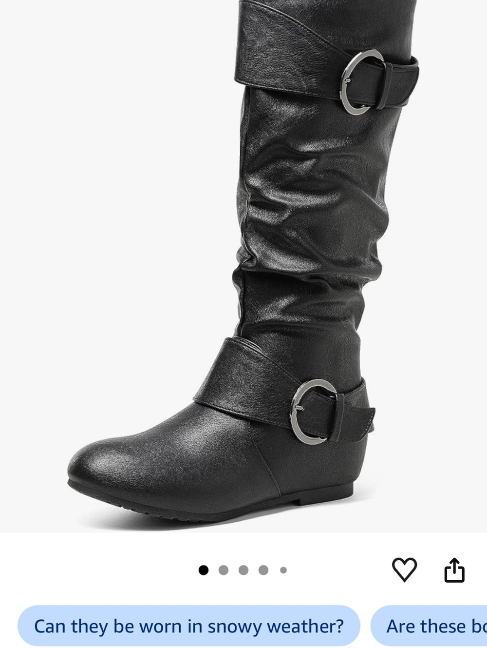 Women’s dream pair  Buckle Knee-High Boots